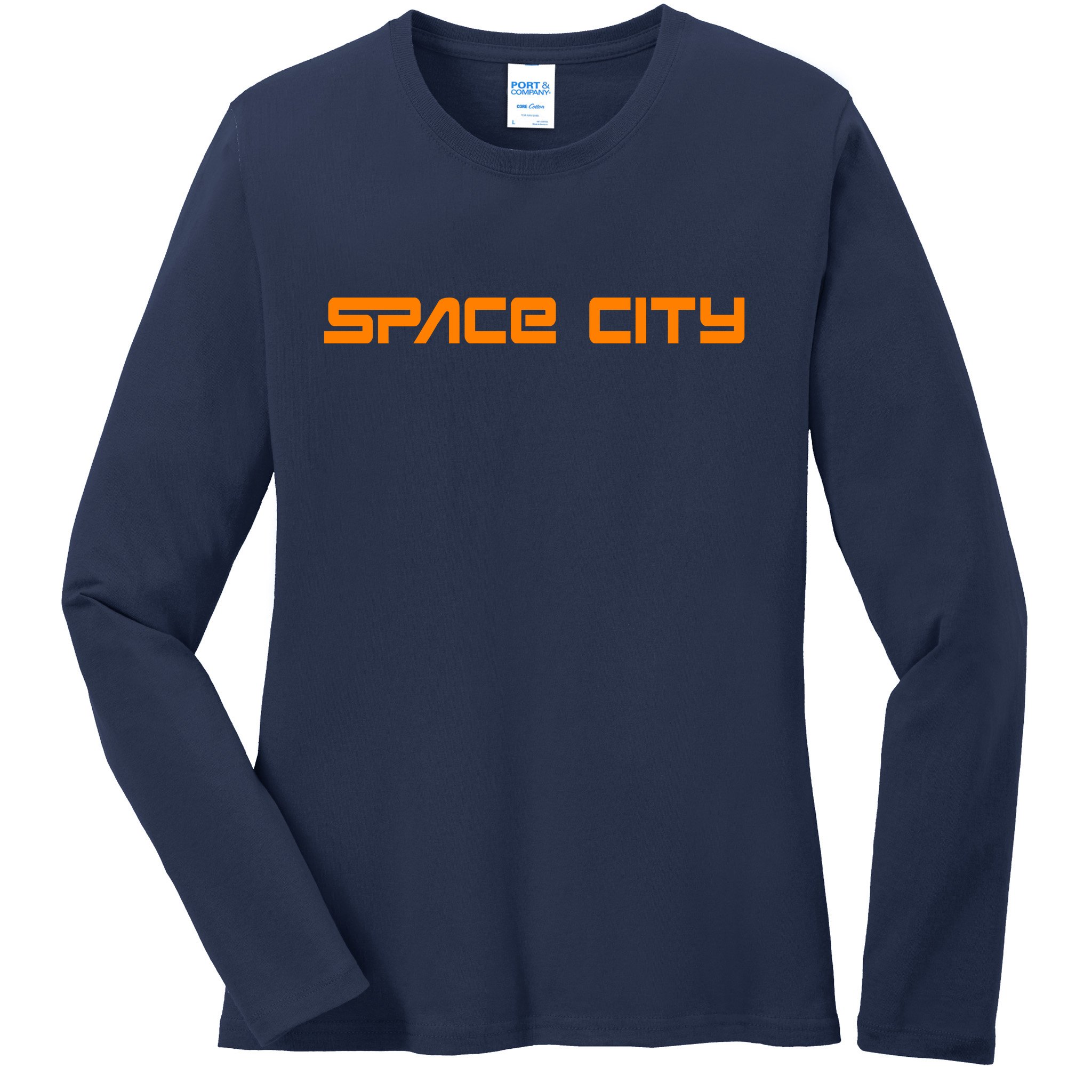 Houston Space City, Houston Baseball Women's Tri-Blend 3/4-Sleeve Raglan  Shirt