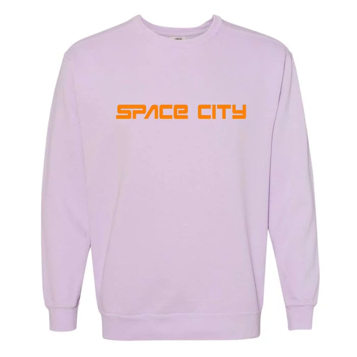 Space City Houston Garment-Dyed Sweatshirt