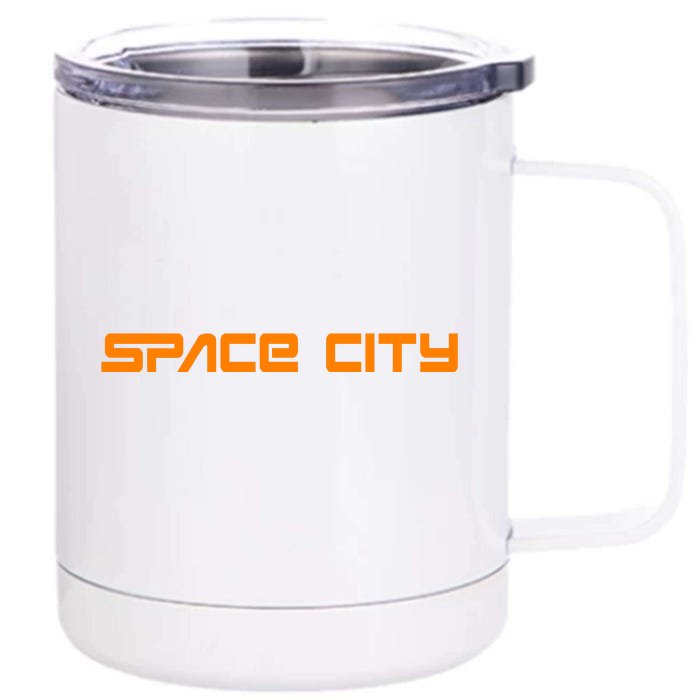 Space City Houston Front & Back 12oz Stainless Steel Tumbler Cup