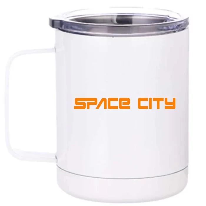 Space City Houston Front & Back 12oz Stainless Steel Tumbler Cup