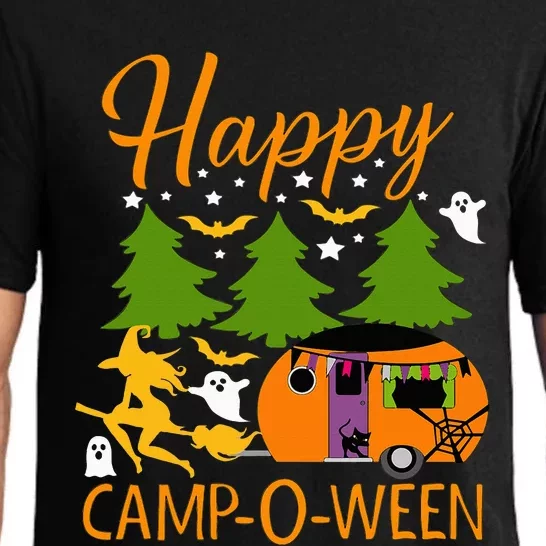 Spooky CampOWeen Halloween Camping Adventure Pajama Set