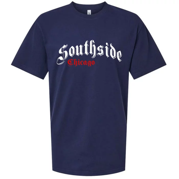 Southside Chicago Hometown Pride Classic Design Sueded Cloud Jersey T-Shirt