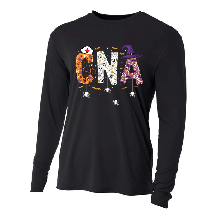 Spooky Cna Halloween Theme Cooling Performance Long Sleeve Crew