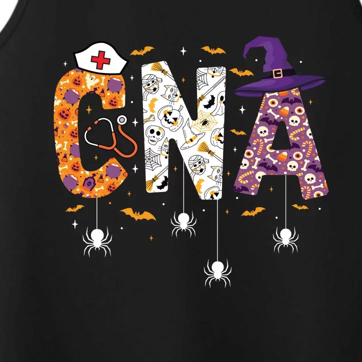 Spooky Cna Halloween Theme Performance Tank