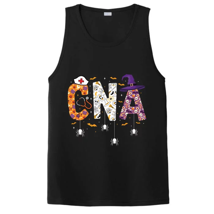 Spooky Cna Halloween Theme Performance Tank