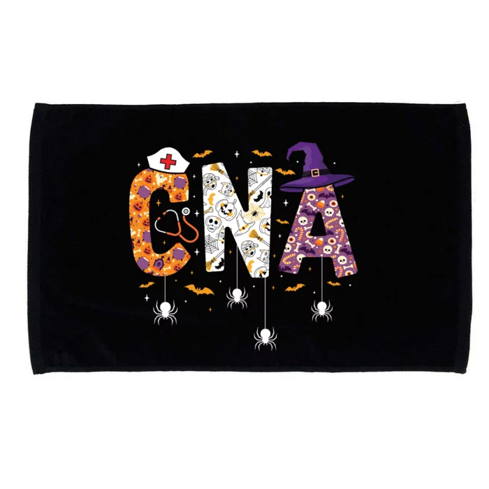 Spooky Cna Halloween Theme Microfiber Hand Towel