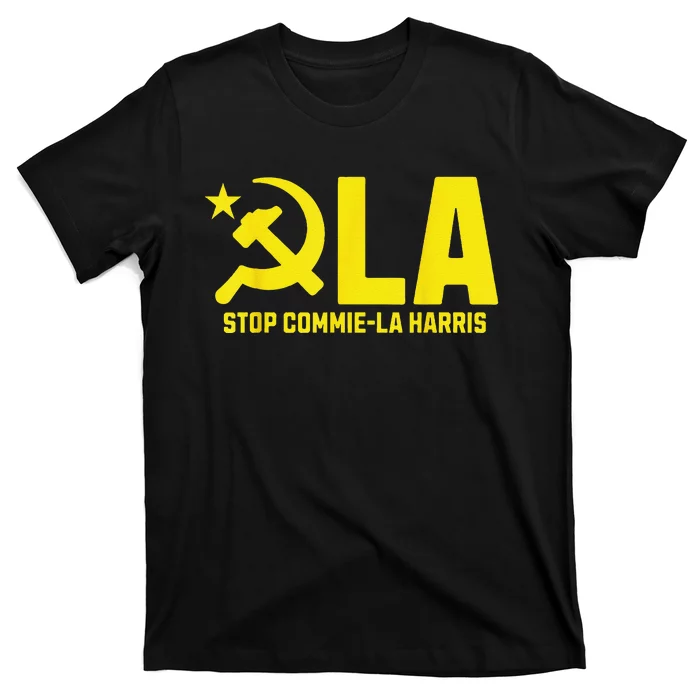 Stop Commiela Harris Kamala Communism Trump Supporter 2024 T-Shirt