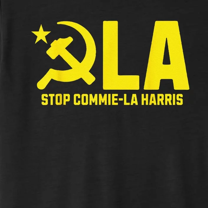 Stop Commiela Harris Kamala Communism Trump Supporter 2024 ChromaSoft Performance T-Shirt