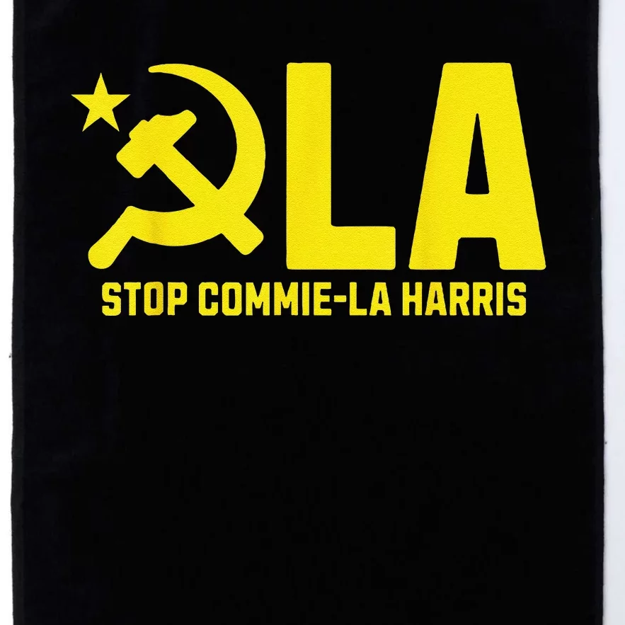 Stop Commiela Harris Kamala Communism Trump Supporter 2024 Platinum Collection Golf Towel