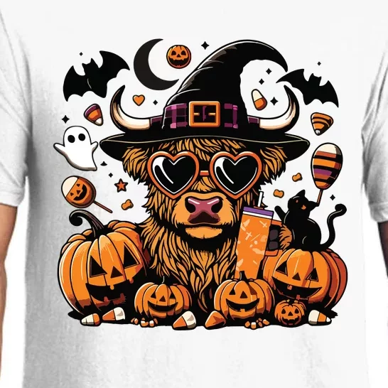 Spooky Cow Halloween Premium Pajama Set