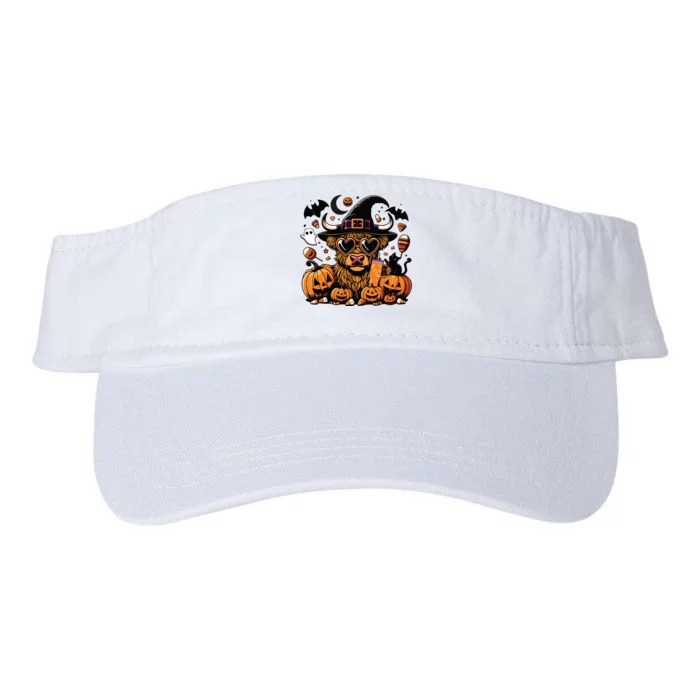 Spooky Cow Halloween Premium Valucap Bio-Washed Visor