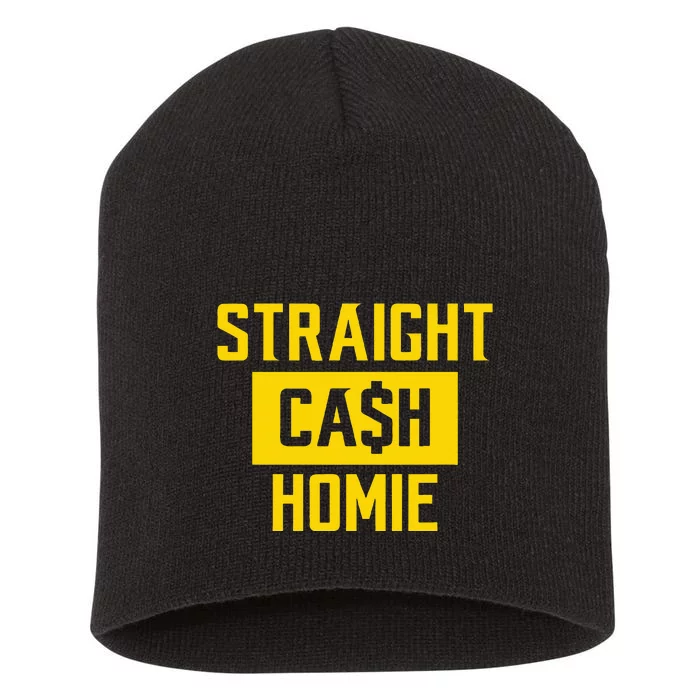 Straight Cash Homie Minnesota Football Fan Short Acrylic Beanie