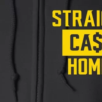 Straight Cash Homie Minnesota Football Fan Full Zip Hoodie