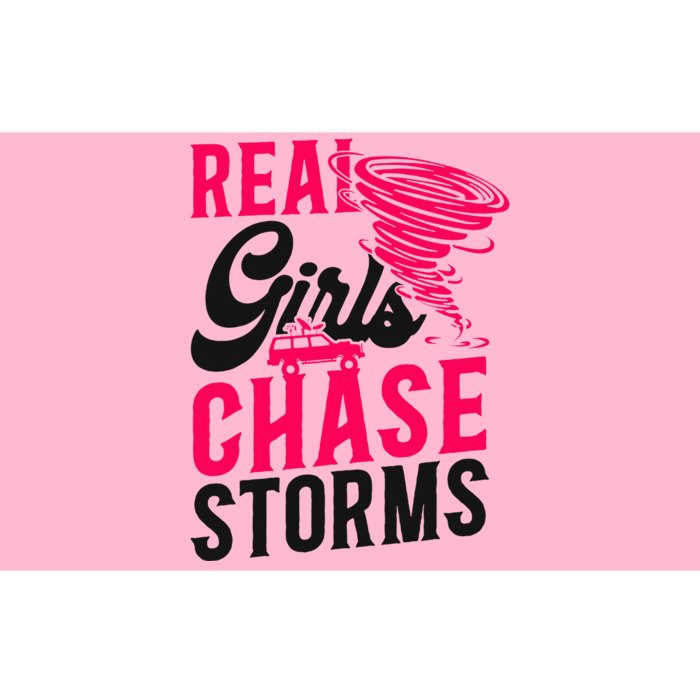 Storm Chaser Hurricane Meteorology Tornado Girl Real Bumper Sticker