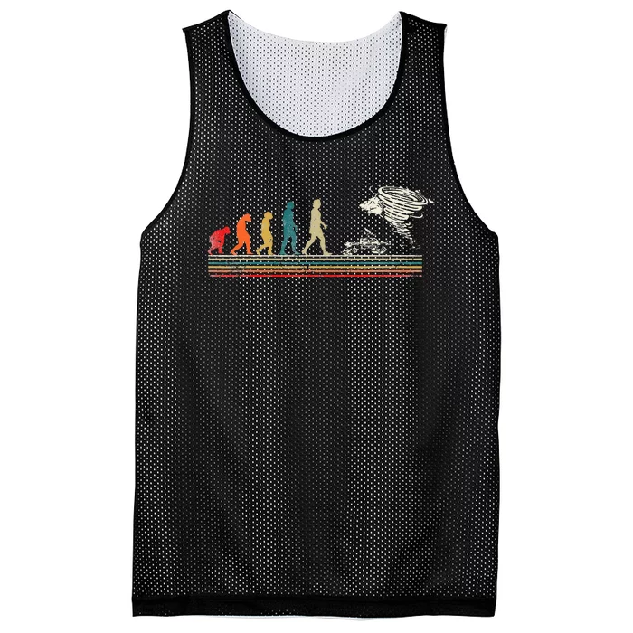 Storm Chaser Hurricane Meteorology Tornado Mesh Reversible Basketball Jersey Tank