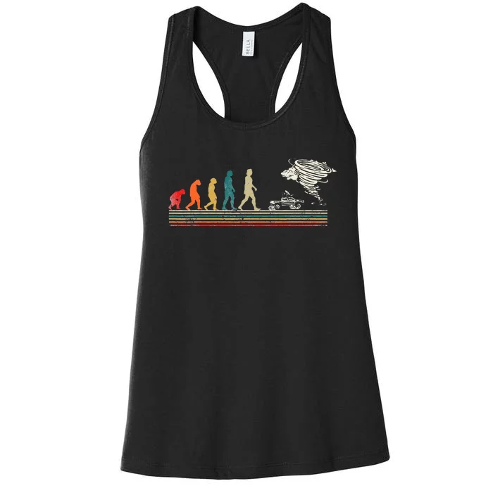 Storm Chaser Hurricane Meteorology Tornado Women's Racerback Tank