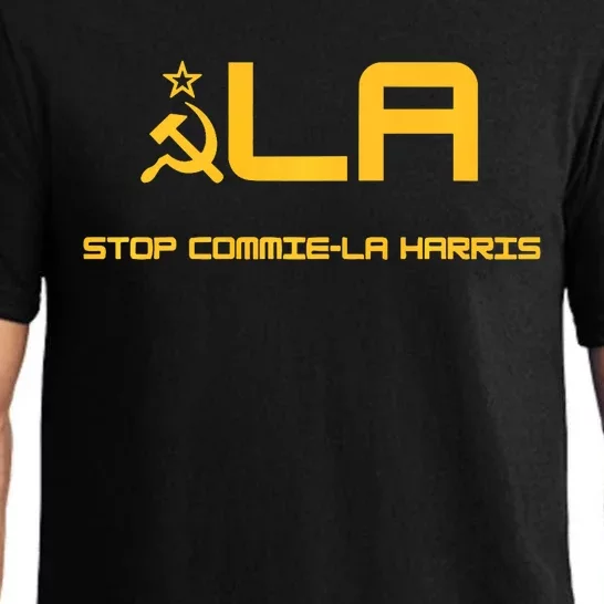 Stop Commiela Harris Stop Kamala Trump 2024 Pajama Set