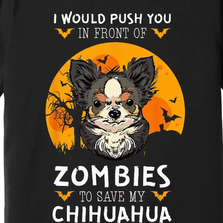 Spooky Chihuahua Halloween Zombie Pet Costume Premium T-Shirt