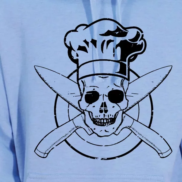 Skull ChefS Hat Cooking Bbq Grilling Unisex Surf Hoodie