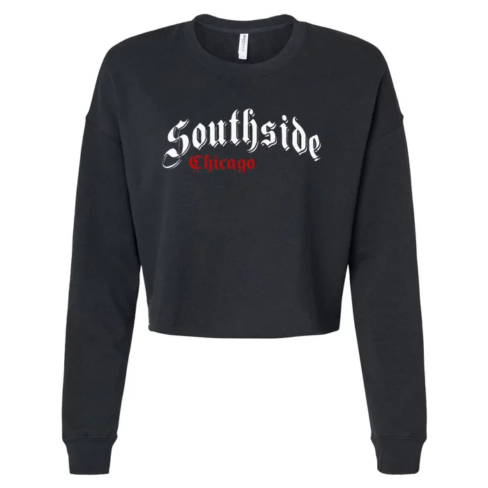 Southside Chicago Hometown Pride Classic Design Cropped Pullover Crew