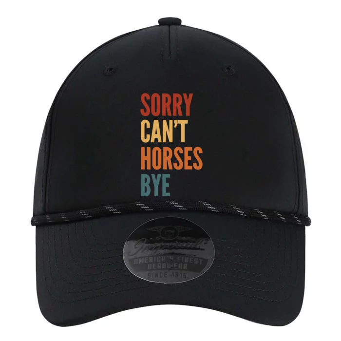 Sorry CanT Horses Bye Performance The Dyno Cap