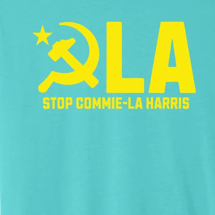 Stop Commiela Harris Kamala Communism Trump Supporter 2024 ChromaSoft Performance T-Shirt