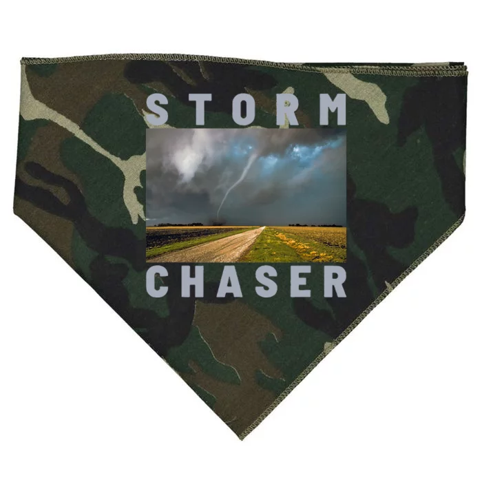 Storm Chaser Hurricane Tornado Picture Weather Meteorologist USA-Made Doggie Bandana