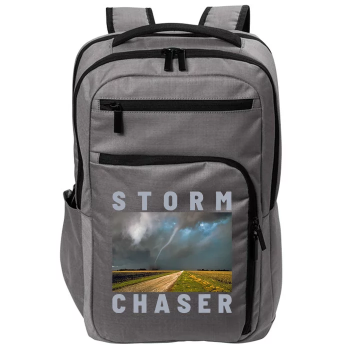 Storm Chaser Hurricane Tornado Picture Weather Meteorologist Impact Tech Backpack