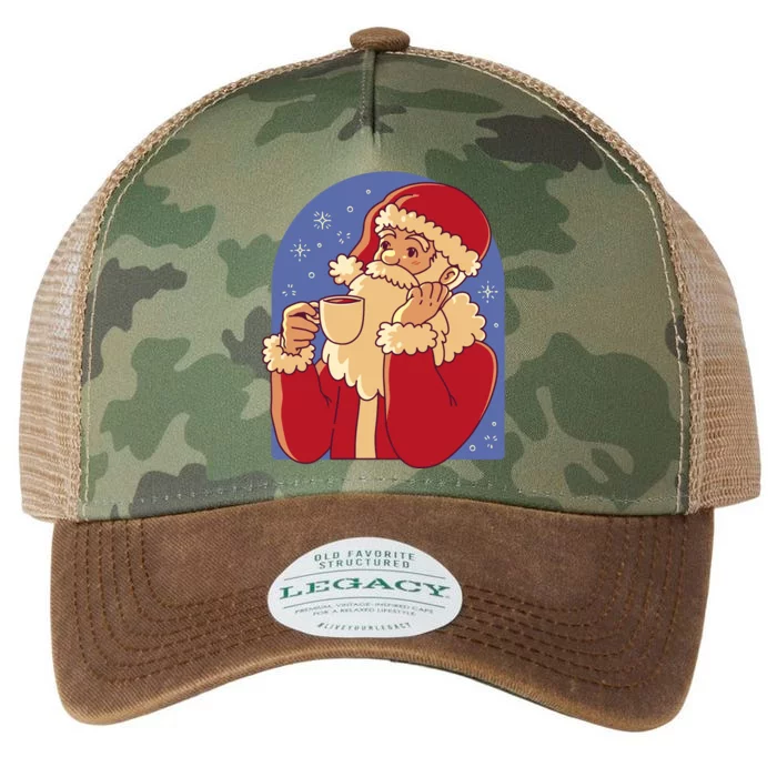 Santa Claus Hot Coco Christmas Holiday Legacy Tie Dye Trucker Hat