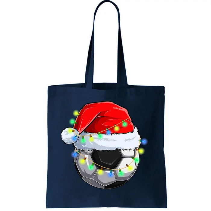 Soccer Christmas Holiday Gift Tote Bag