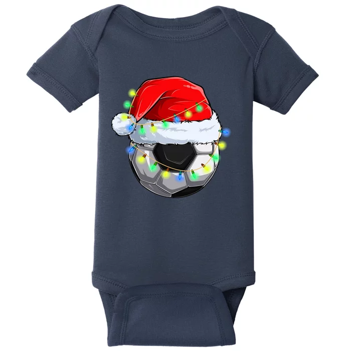 Soccer Christmas Holiday Gift Baby Bodysuit