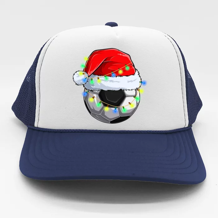 Soccer Christmas Holiday Gift Trucker Hat