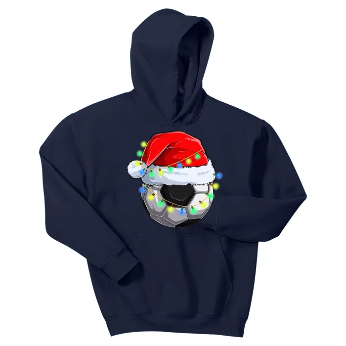 Soccer Christmas Holiday Gift Kids Hoodie