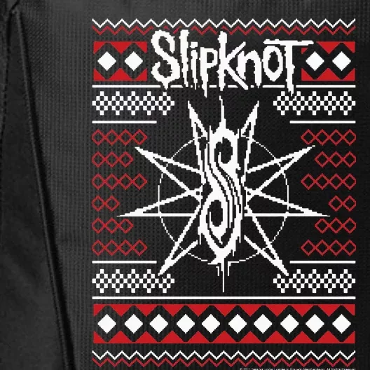 Slipknot Christmas Holiday Ugly XMas Sweater by Rock Off City Backpack