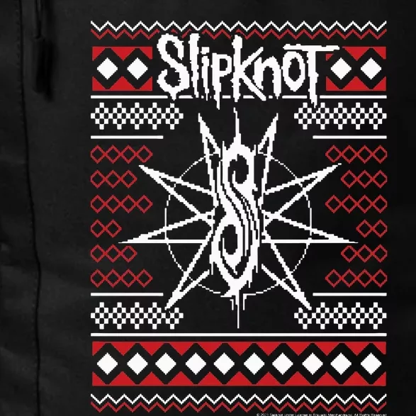 Slipknot Christmas Holiday Ugly XMas Sweater by Rock Off Daily Commute Backpack