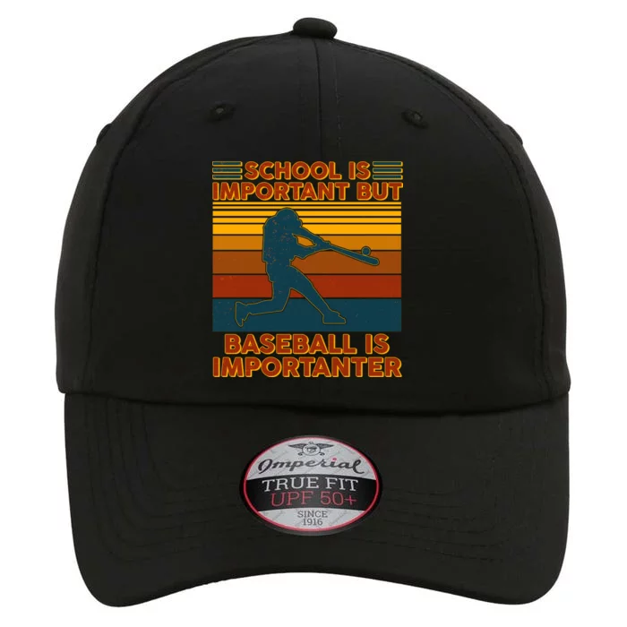 School Is Important But Baseball Is Importanter The Original Performance Cap