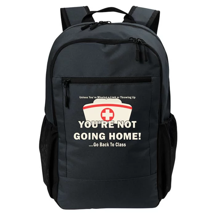 School Nurse Go Back To Class Daily Commute Backpack