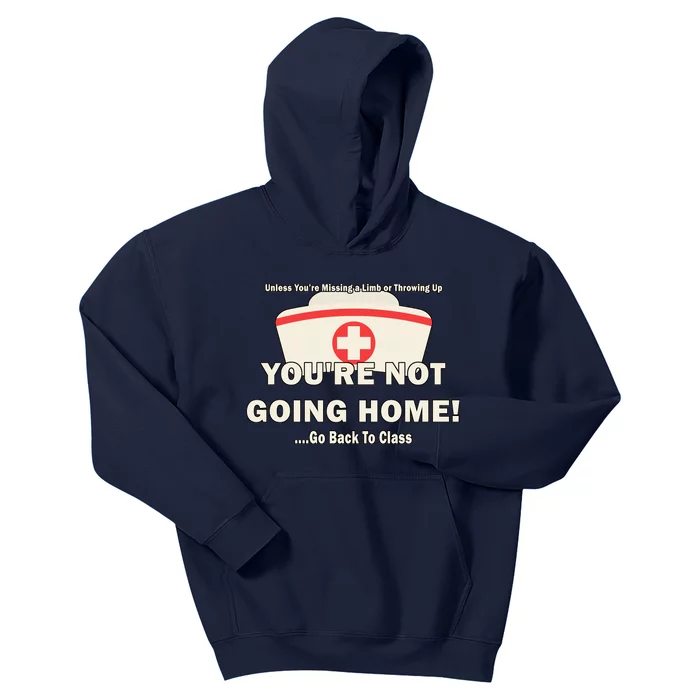 School Nurse Go Back To Class Kids Hoodie