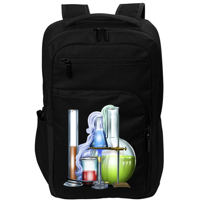 School Science Beakers Impact Tech Backpack