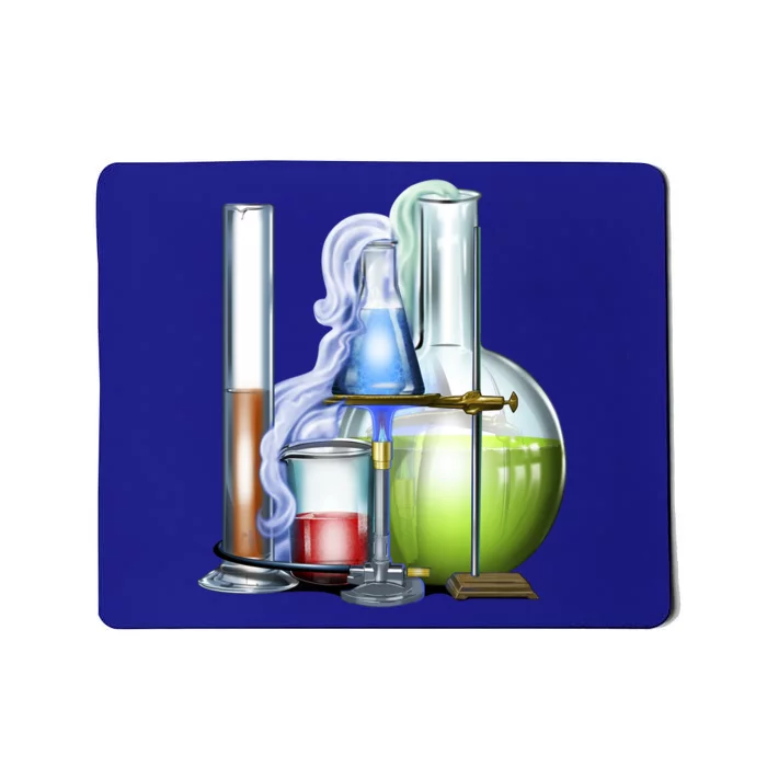 School Science Beakers Mousepad