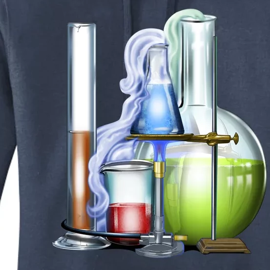 School Science Beakers Women's Pullover Hoodie