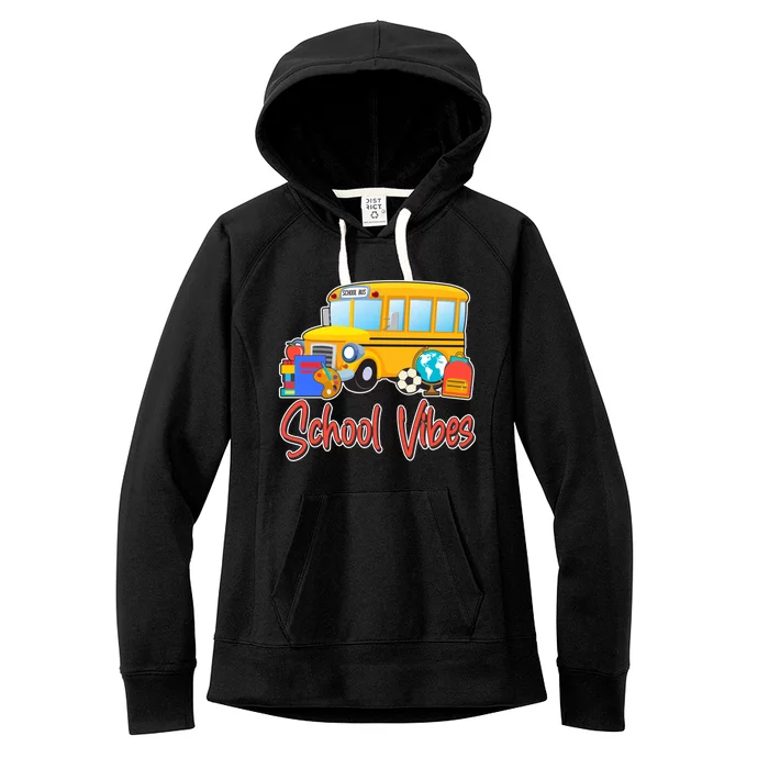 School Vibes Back to School Women's Fleece Hoodie