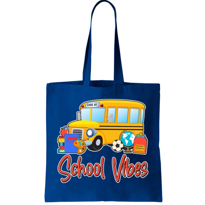 School Vibes Back to School Tote Bag