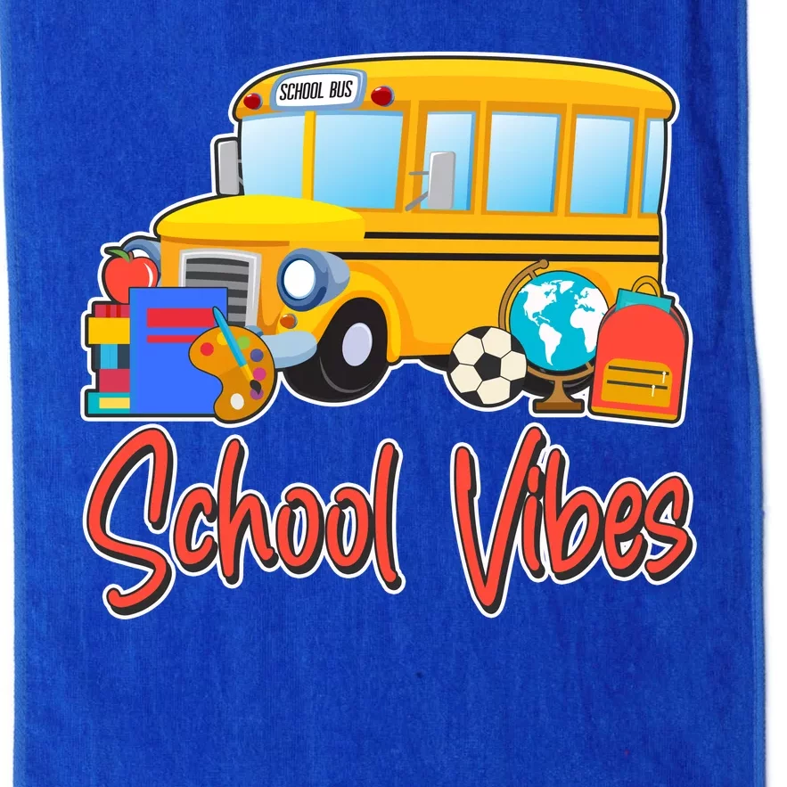 School Vibes Back to School Platinum Collection Golf Towel