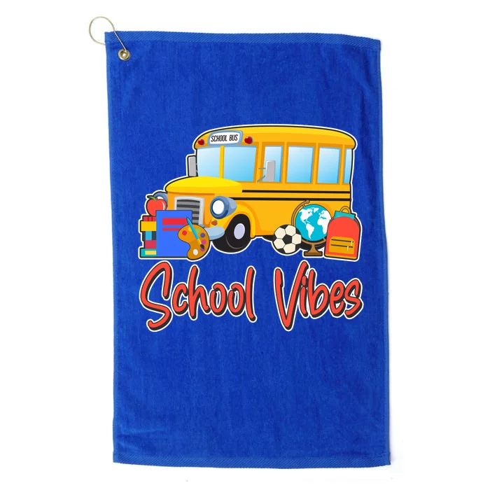 School Vibes Back to School Platinum Collection Golf Towel