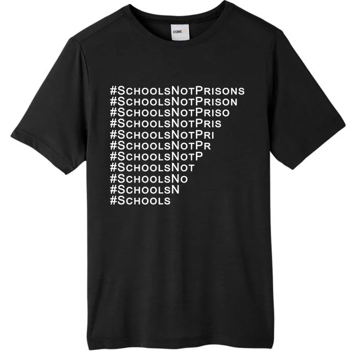 Schools Not Prisons ChromaSoft Performance T-Shirt