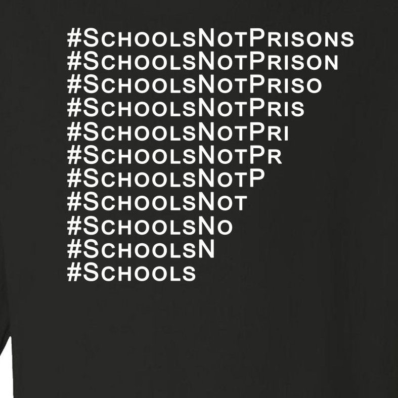 Schools Not Prisons Toddler Long Sleeve Shirt