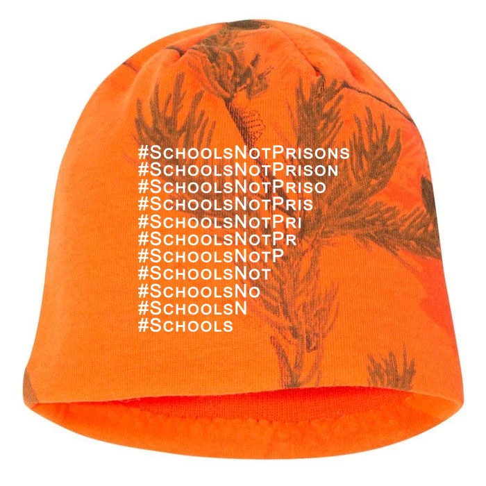 Schools Not Prisons Kati - Camo Knit Beanie