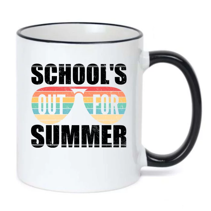 School's Out For Summer Shades Black Color Changing Mug