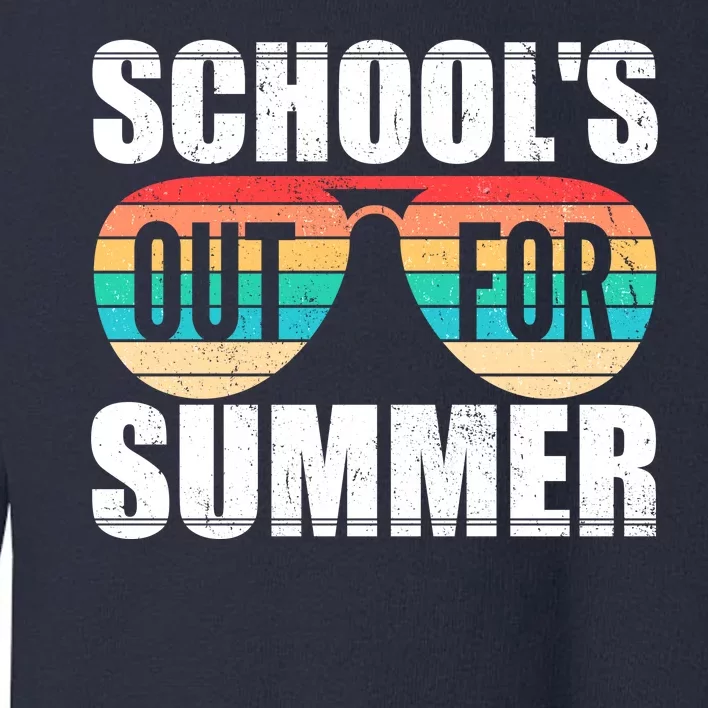 School's Out For Summer Shades Toddler Sweatshirt